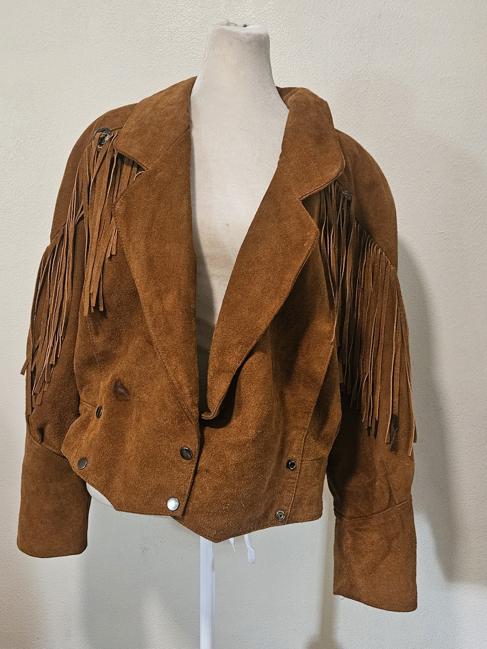 Fringe Suede Western Jacket Westview Medium Vintage 80s 90s